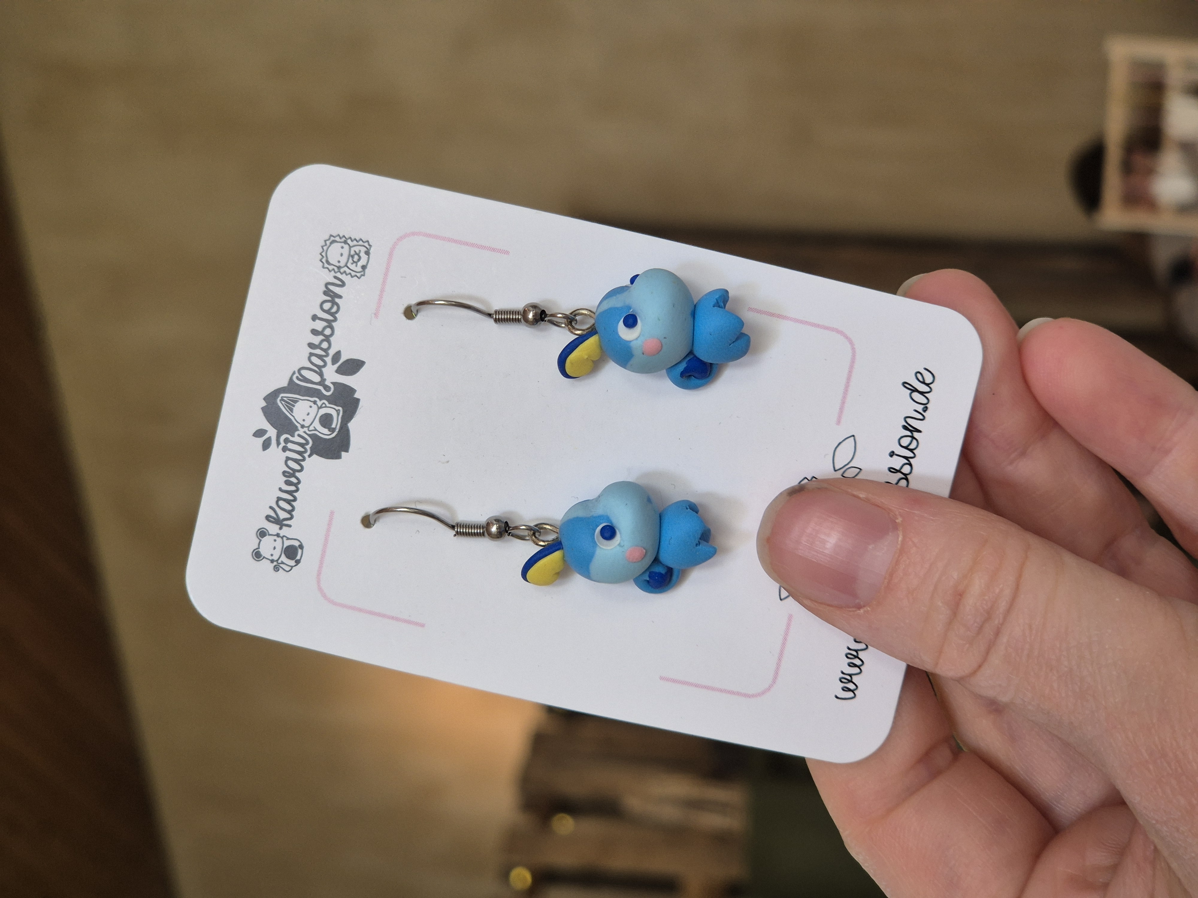 Gen VIII Water Starter, Pkmn #816, Earrings