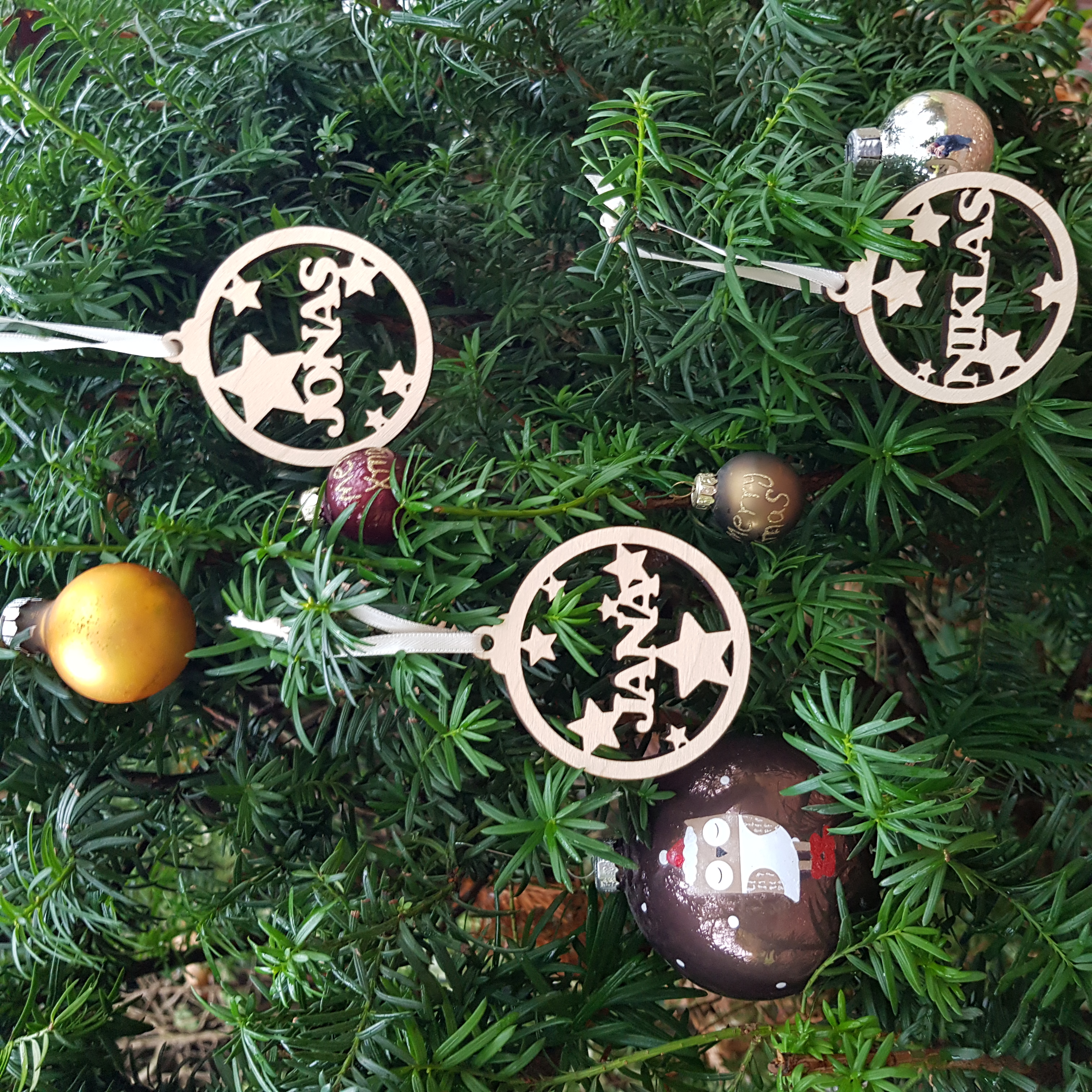 Personalized Tree Ornament, Personalisierter Christbaumschmuck