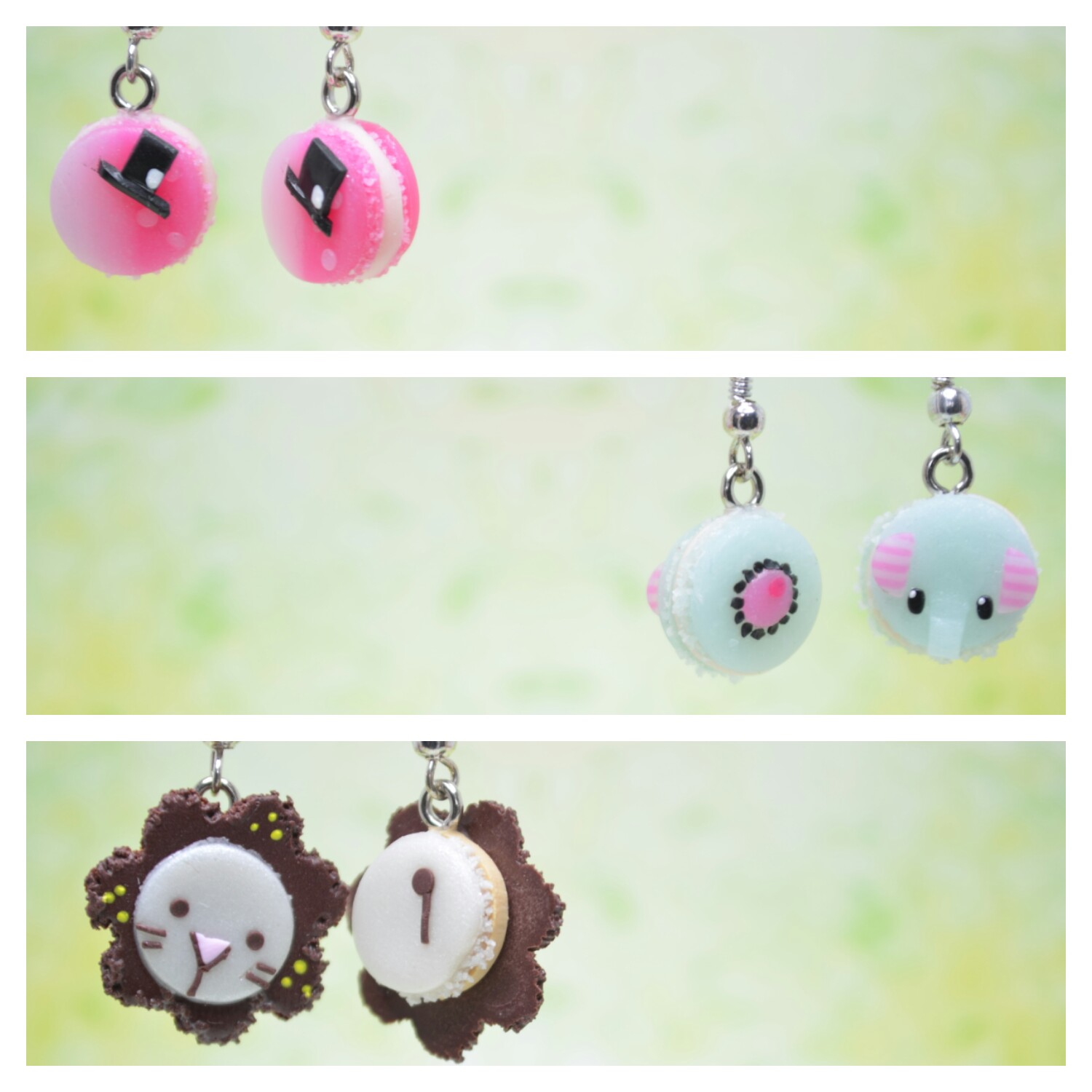 Sentimental Circus Macaron Earrings
